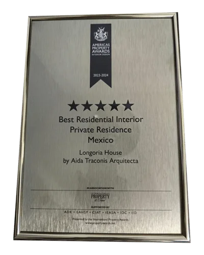 Ganadora del premio interior residencial residencia privada 2